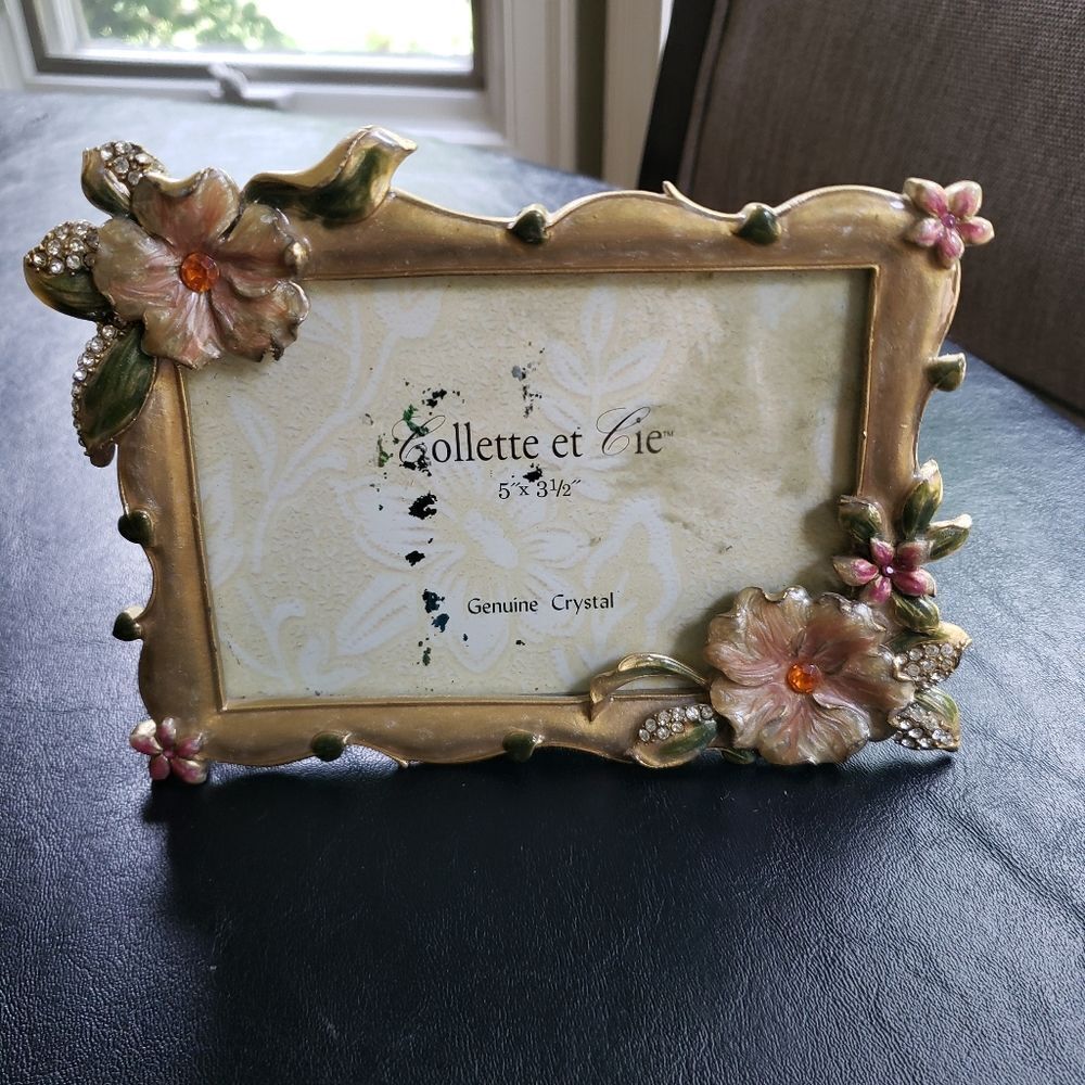 Collette et cie Enamed Metal Picture Frame